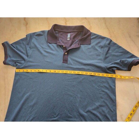 PGA TOUR Golf Men's Golf Blue Short Sleeve Collared Polo Shirt Size XXL - Picture 3 of 7
